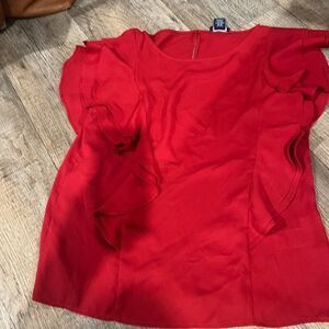 Doncaster red blouse size 4